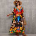 Cotton Beach Cover-Up Shirt | Boho Print Beachwear