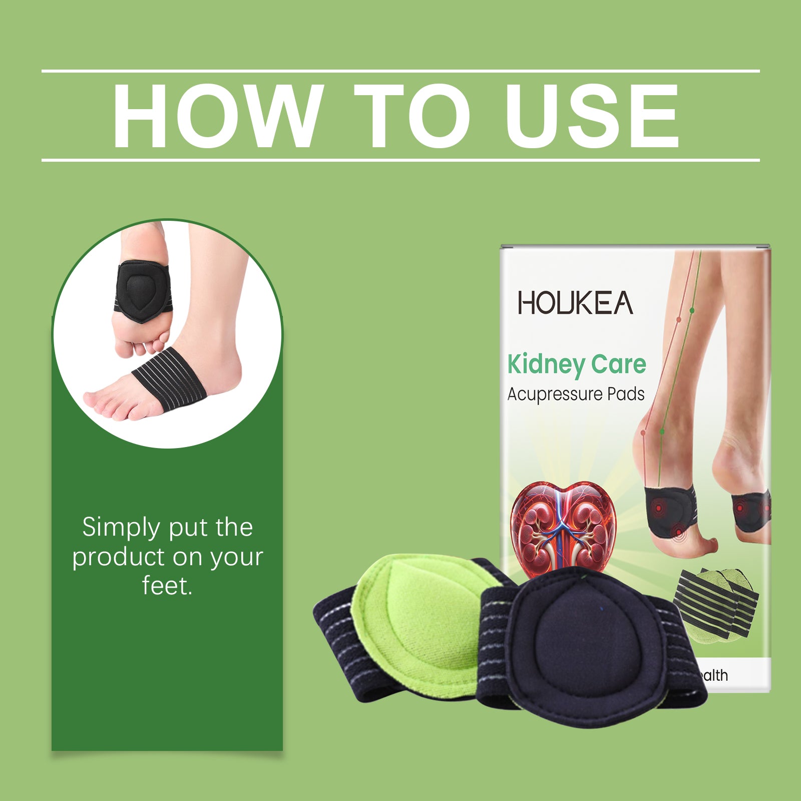 Body Care Shiatsu Foot Massage Pads