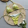 Bikini with Tie-Dye Design for Women's Swimsuit
