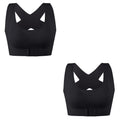 1pcs/2pcs/3pcs Women Bras For Women Push Up Bra Posture Corrector Bralette Front Closure Female Underwear Cross Back Tops