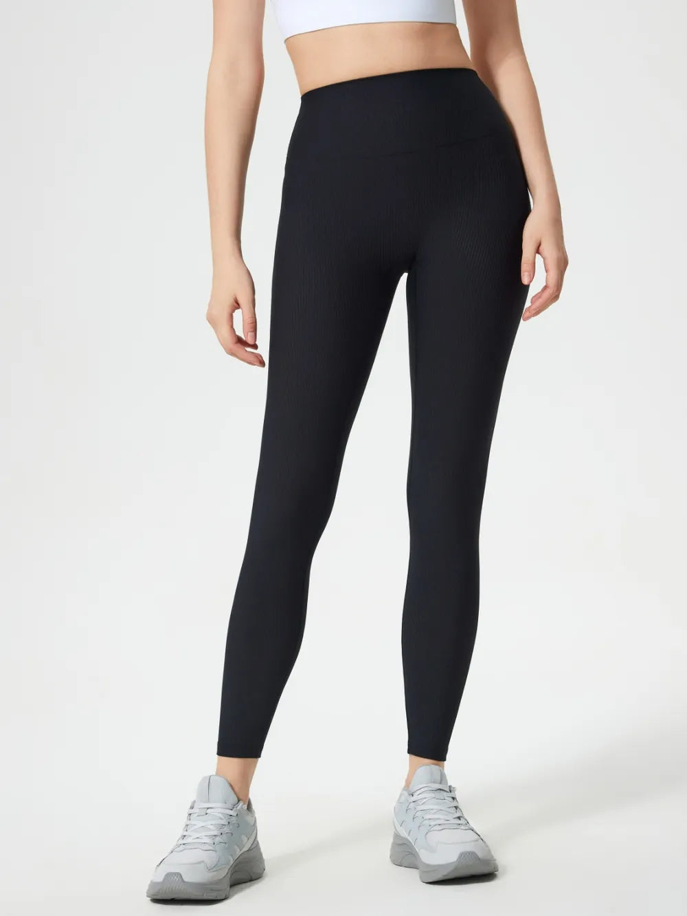 High waisted yoga pants for women shaping and slimming pleated peach buttocks exercise and fitness cropped pants