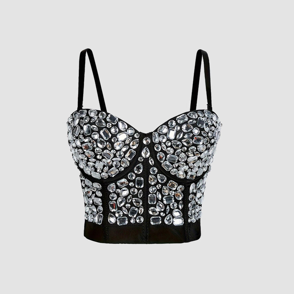 Women's Outerwear Strapless Camisole Shaping Boned Bustier Party Backless