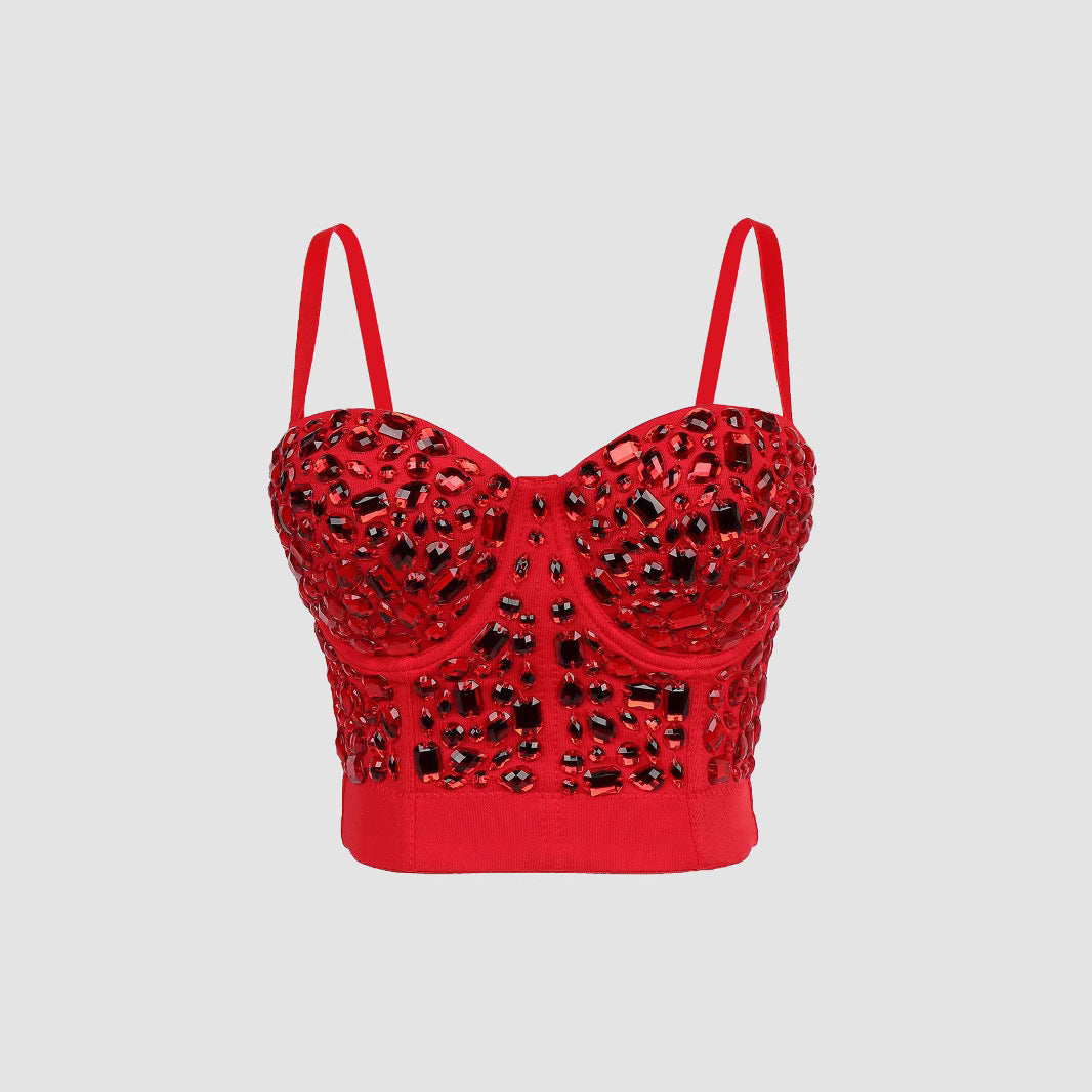 Women's Outerwear Strapless Camisole Shaping Boned Bustier Party Backless