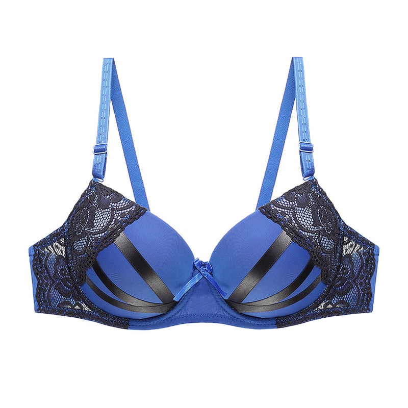 Julexy Push Up Women Bras Sexy Lace Underwear B C Cup Brassiere Padded Bralette Underwire soutien gorge femme