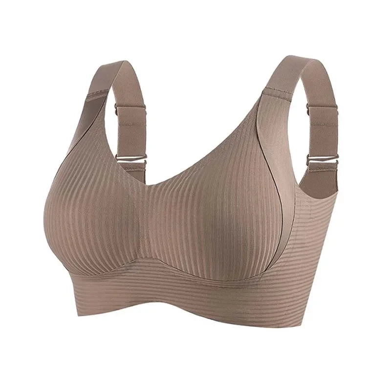 Seamless Bra for Woman High Quality Push Up Bra No Steel Rings Bralette Large Breasts Small Size Breathable Brassiere