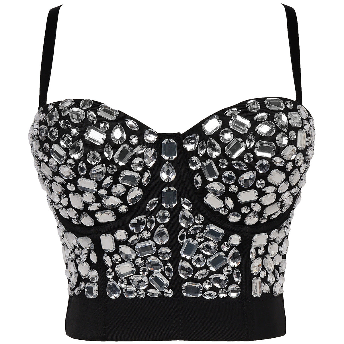 Women's Outerwear Strapless Camisole Shaping Boned Bustier Party Backless