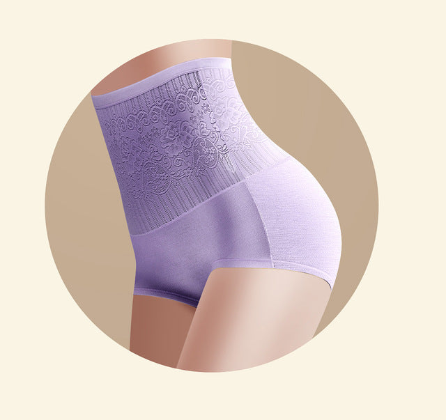 Women's High Waist Body Shaper Panties Seamless Butt Tummy Belly Control Waist Slimming Pants