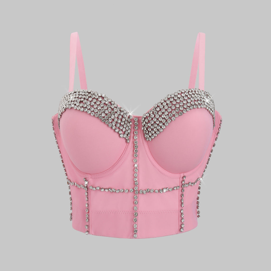 Advanced Sense Summer New Slim Spicy Girl Strap Shaping Boned Bra