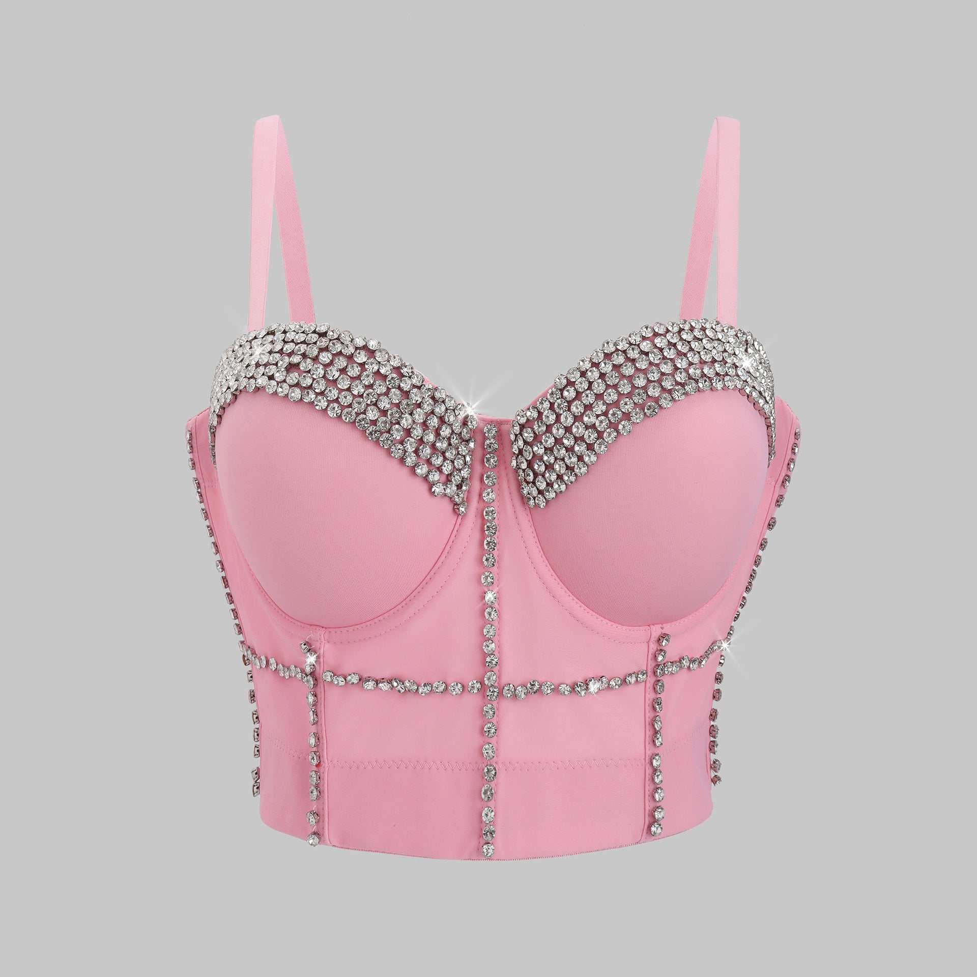 Advanced Sense Summer New Slim Spicy Girl Strap Shaping Boned Bra