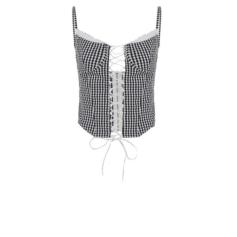 Strap up tank top