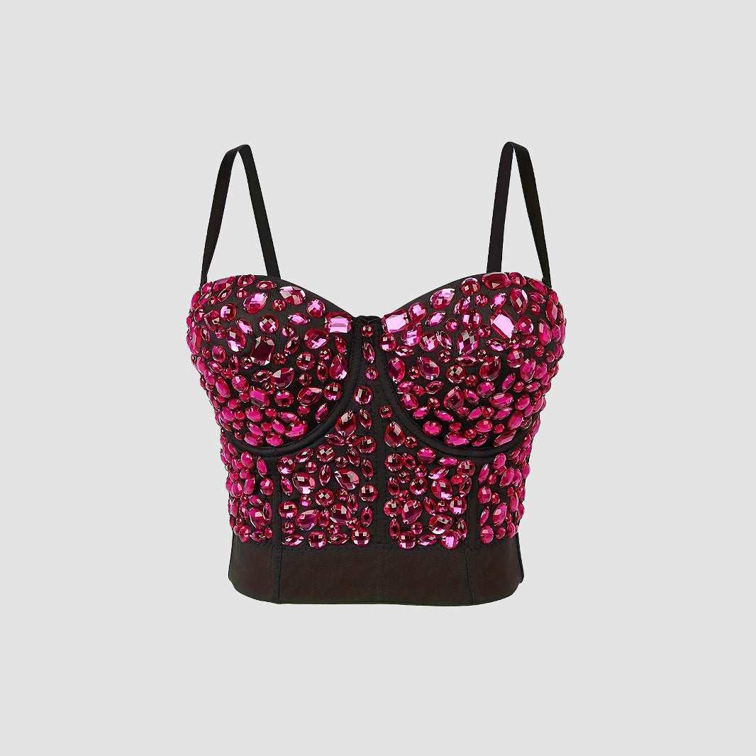 Women's Outerwear Strapless Camisole Shaping Boned Bustier Party Backless