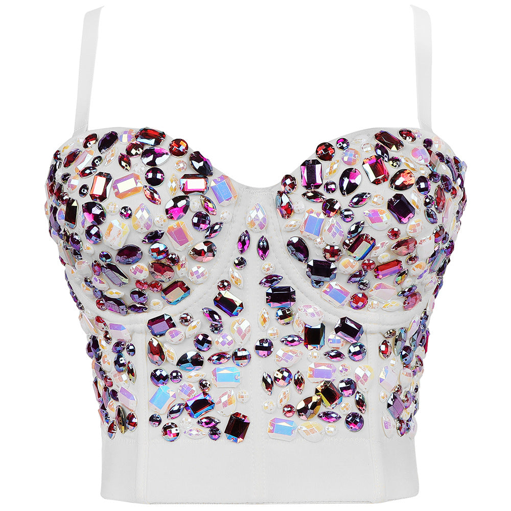 Women's Outerwear Strapless Camisole Shaping Boned Bustier Party Backless