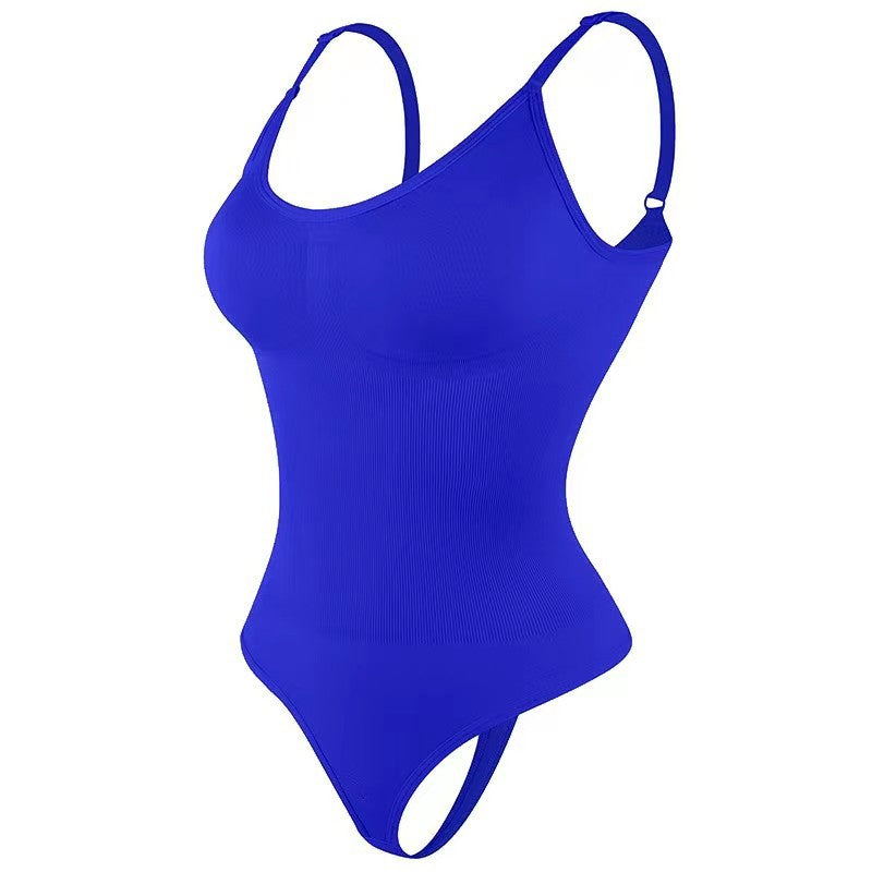 Non steel ring one-piece bra three-dimensional chest support body shaping and abdominal compression