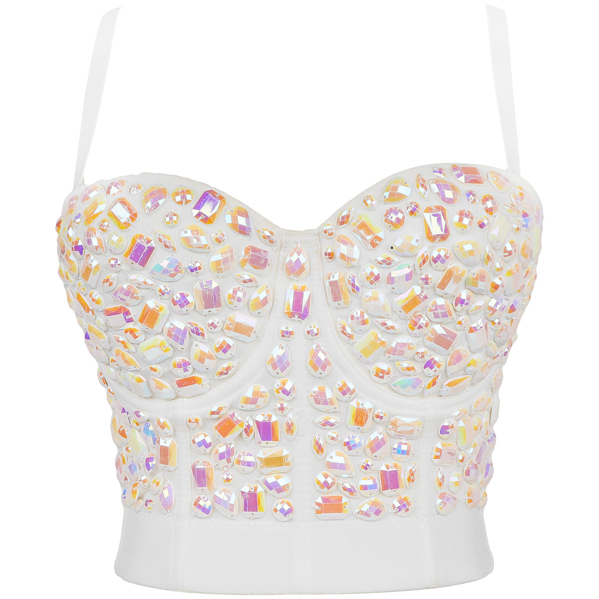 Women's Outerwear Strapless Camisole Shaping Boned Bustier Party Backless