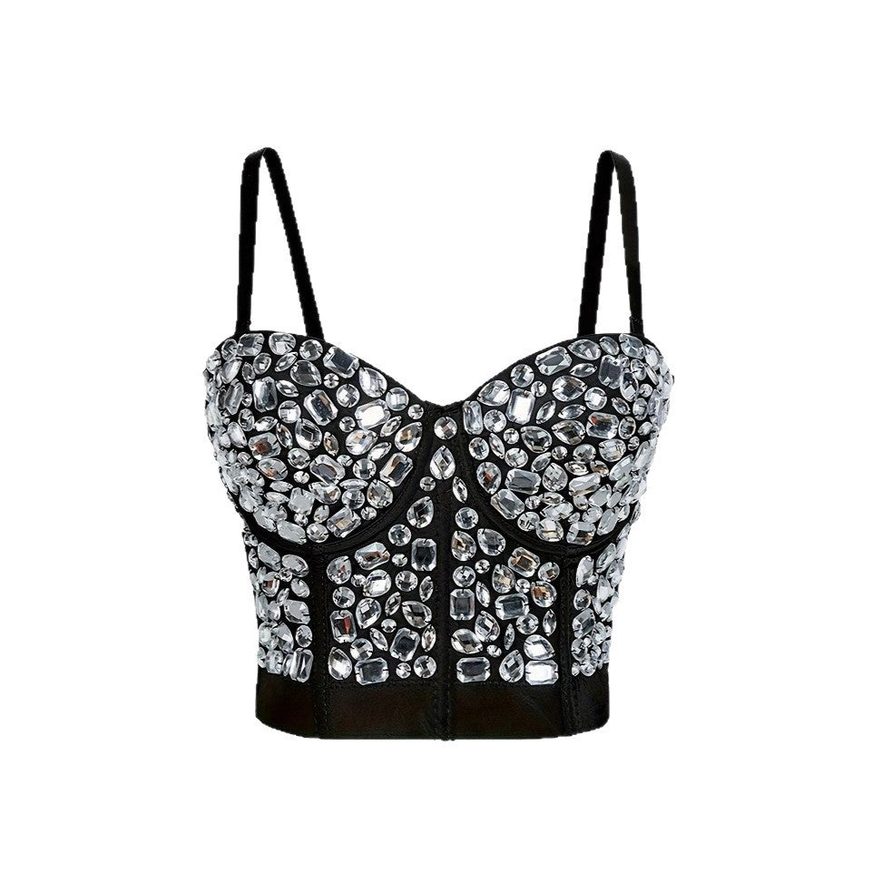 Women's Outerwear Strapless Camisole Shaping Boned Bustier Party Backless