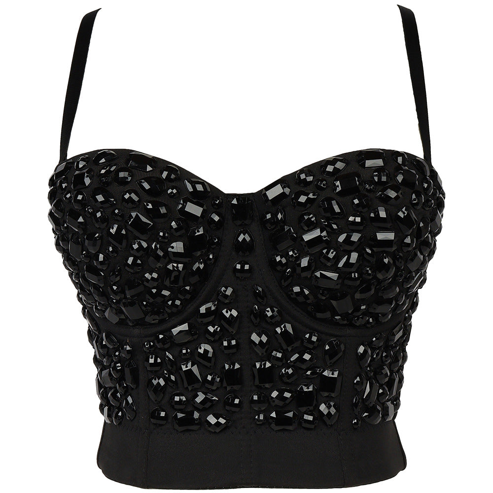 Women's Outerwear Strapless Camisole Shaping Boned Bustier Party Backless