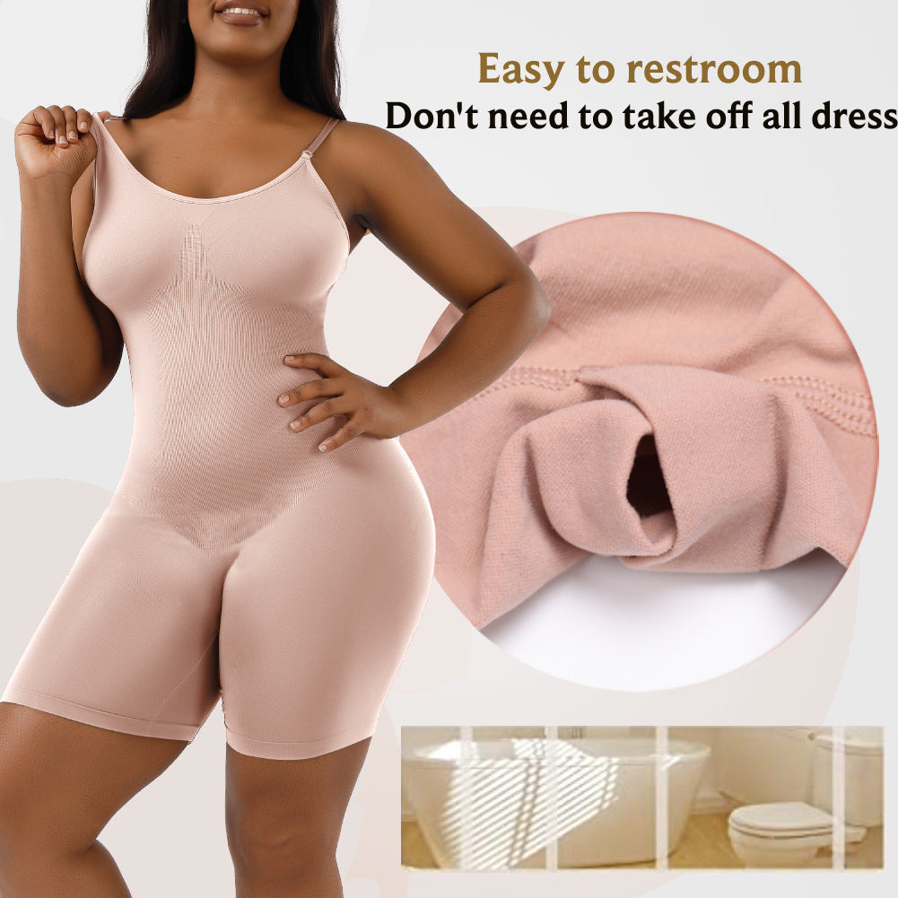 Hip-Lifting Abdominal Shaping Bodysuit Briefs