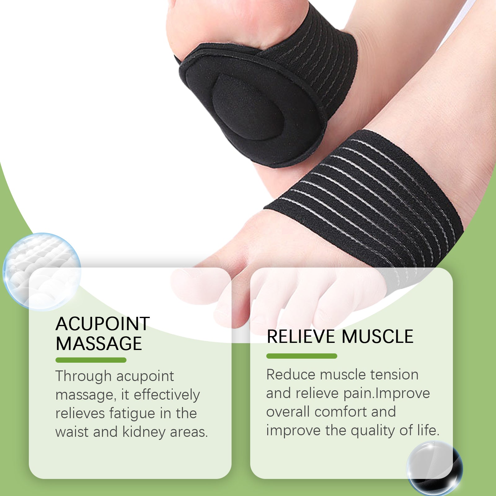 Body Care Shiatsu Foot Massage Pads