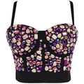 Women's Outerwear Strapless Camisole Shaping Boned Bustier Party Backless
