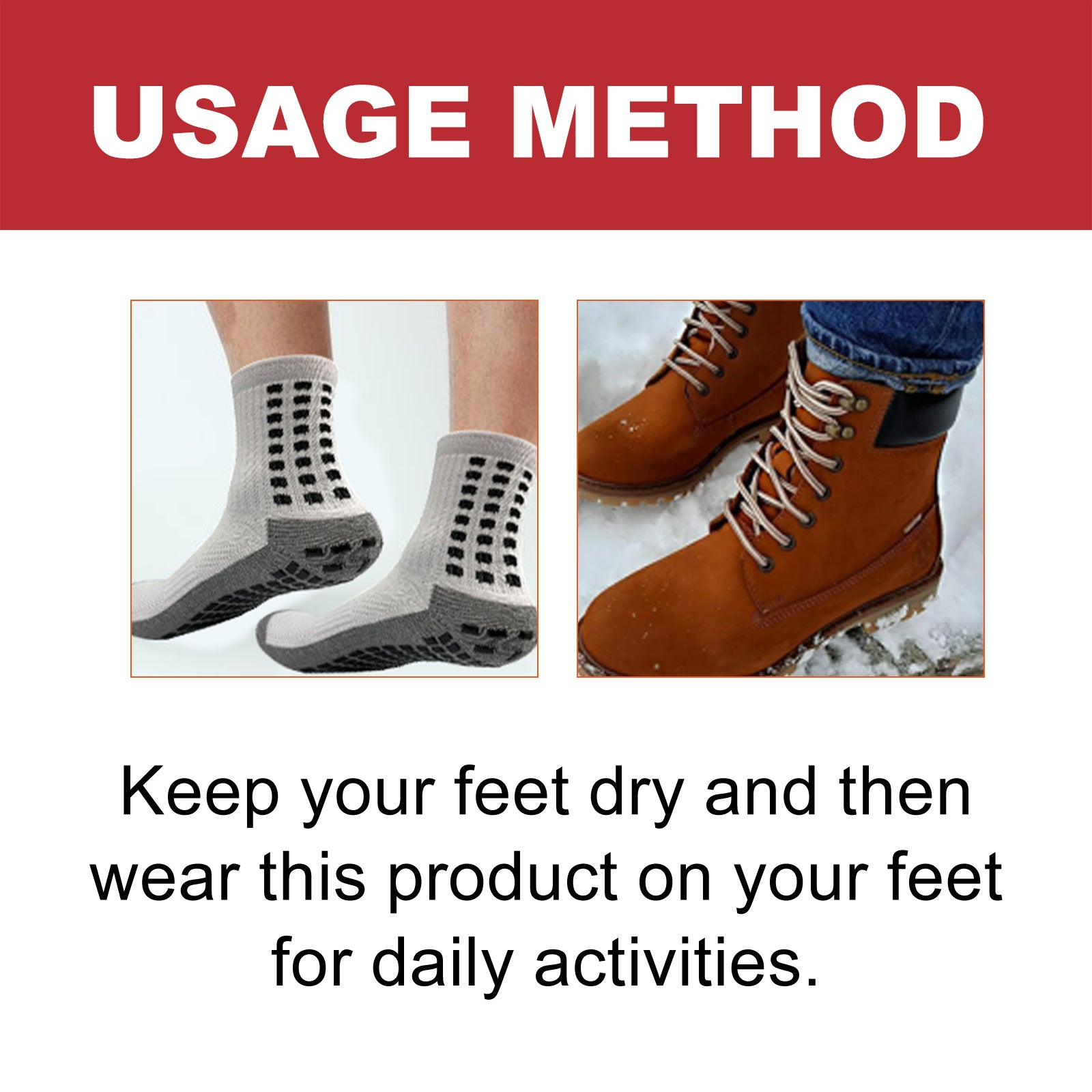 Ionic Socks, Winter Outdoor Foot Warm Skin Breathable Comfortable Warm Body High Care Massage Socks