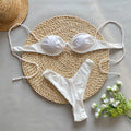 Bikini Steel Support Solid Color Sexy Two-Piece Women's Swimsuit